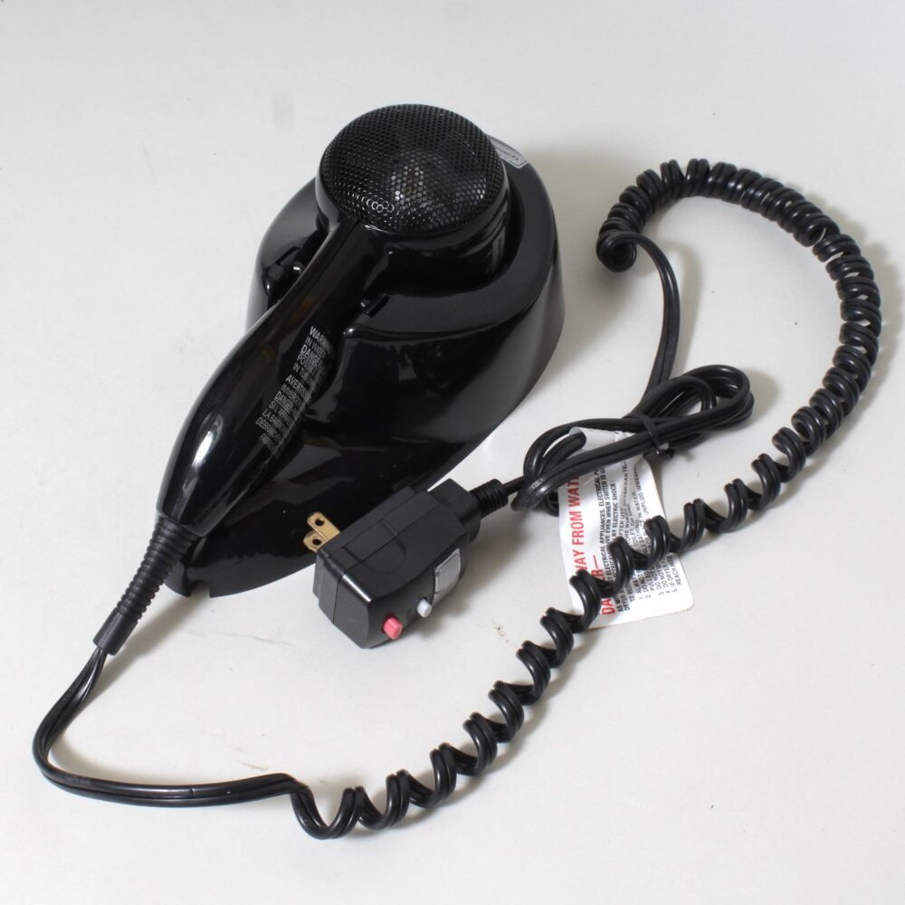 Hamilton Beach HD01 Commercial 1500 Watt Wall Mount Hair Dryer Black 8301B